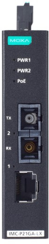 Медиа-конвертер MOXA IMC-P21GA-G2-LX-SC