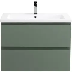 BelBagno KRAFT-750-2C-SO-VO База под раковину подвесная с фрезерованными ручками по всей длине фасада с двумя выкатн. ящ., Еловый Мат., 750x455x500 фото