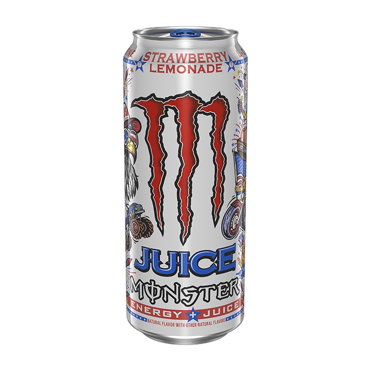 Энергетический напиток Monster Energy Juice Strawberry Lemonade со вкусом клубничного лимонада, 473 мл (США)