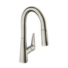 Hansgrohe Talis M51 73850800 Смеситель для кухни с выдвижным изливом и лейкой