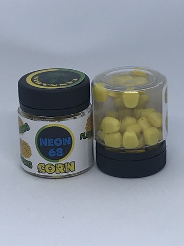 КУКУРУЗА ПЛАВАЮЩАЯ (имитация) NEON 68 КОНОПЛЯ 10мм/54шт в банке продажа от 2 шт.