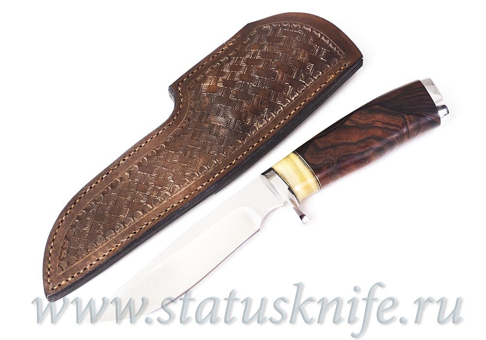 Нож Bob & Judy Lay Big Ram and Walnut Hunting Knife