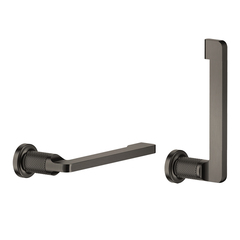 Gessi Inciso 58455#299 Держатель для туалетной бумаги вертикальный или горизонтальный, цвет: nero XL фото