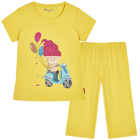 Пижама для девочки с мороженым KOGANKIDS