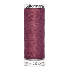 Нить Sew-All 200 м, Gutermann, 624 бруснично-розовый
