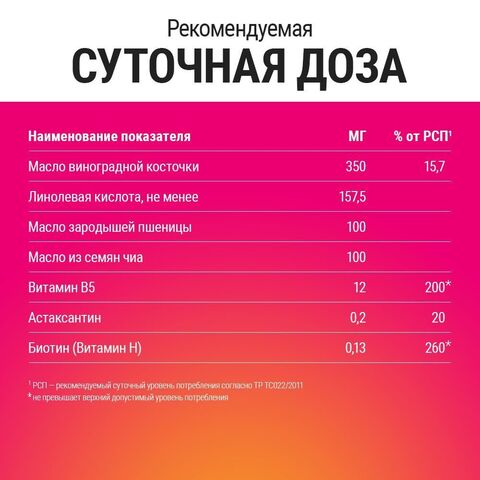 Витаминный комплекс для волос, ногтей и кожи Beauty Complex 790 mg