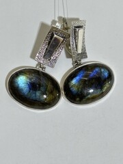 Альбион  (серьги из серебра)