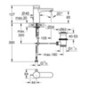 GROHE Eurosmart Cosmopolitan T 36318000 Смеситель для раковины нажимной