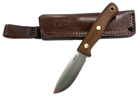 Нож Caribou, N690, микарта койот, 247.1550 конв, Южный крест
