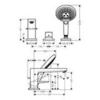 Hansgrohe Metropol 74551000 Смеситель на борт ванны