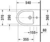 Duravit DuraStyle Basic 2279150000 Биде подвесное