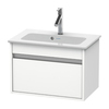 Duravit Ketho KT642201818 База под раковину 410x600x385, 1 выдв.ящик,цвет белый матовый