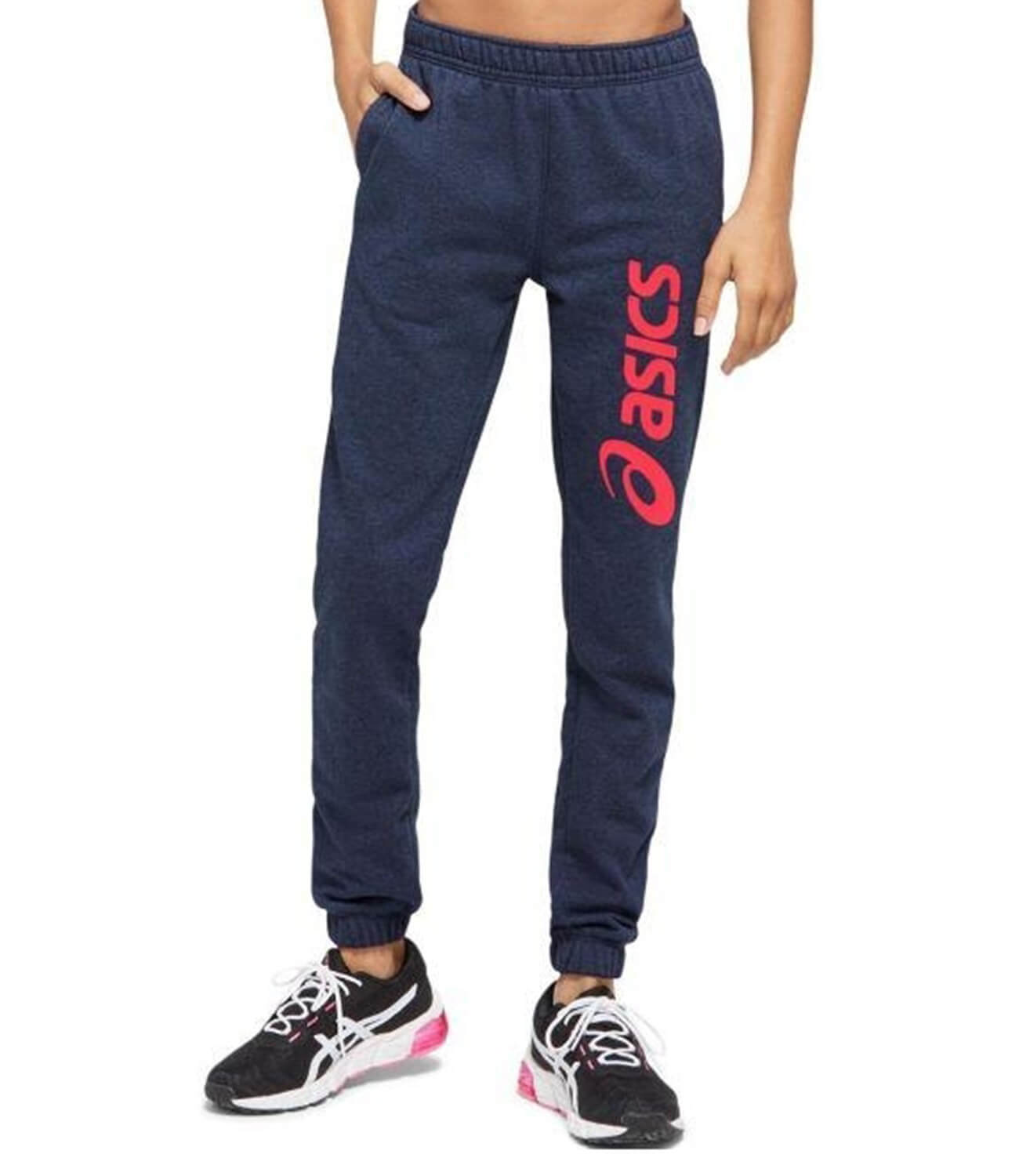 Asics Big Logo Sweat Pant спортивные брюки женские темно-синие