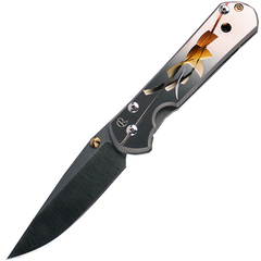 Фото Нож складной Chris Reeve Large Sebenza 21 Unique Graphics, сталь CPM S35VN, рукоять титан