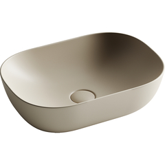 Ceramica Nova Element CN6009MC Умывальник чаша накладная прямоугольная, 45.5x32.5, цвет: бежевый фото