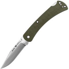 Фото Складной нож Buck Folding Hunter Slim Pro 0110ODS4, сталь S30V, рукоять микарта
