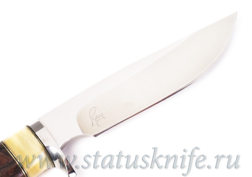 Нож Bob & Judy Lay Big Ram and Walnut Hunting Knife