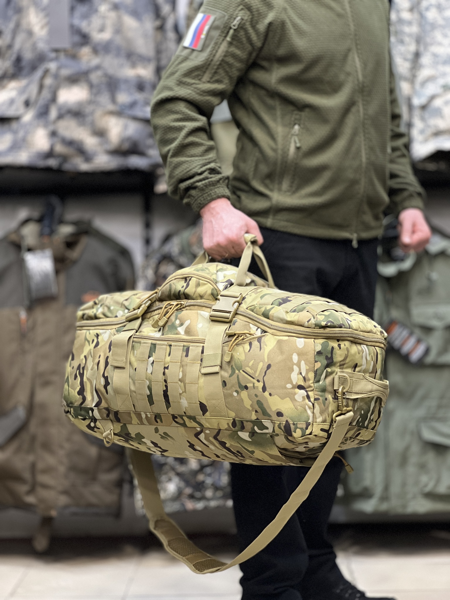 Рюкзак-сумка баул 7.62, 60 л, Мультикам