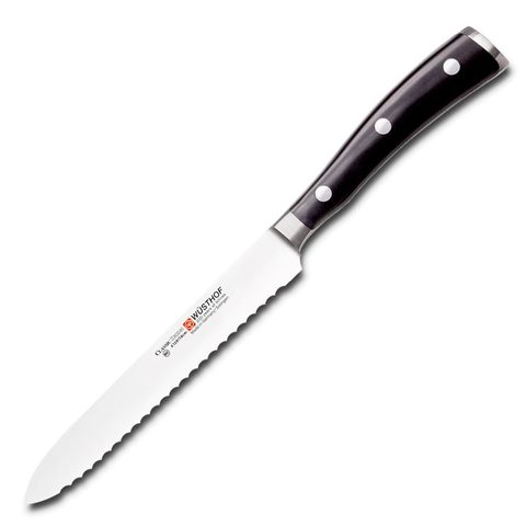 Набор из 7 кухонных ножей, вилки, мусата и подставки WUSTHOF Classic Ikon арт. 9873