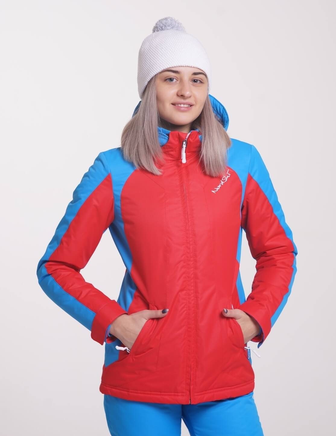 Nordski National теплая лыжная куртка женская красная