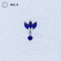 Pendant 3K Marquise Sapphire-