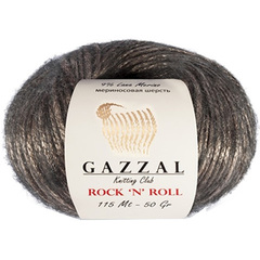 GAZZAL Rock'N'Roll (9% шерсть мериноса, 70% Полиамид, 21% Полиакрил, 50гр/115м)