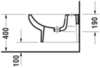 Duravit DuraStyle Basic 2279150000 Биде подвесное