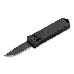 Фото Автоматический фронтальный выкидной нож Boker USB OTF, сталь D2, рукоять алюминий