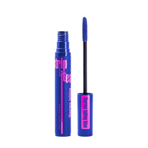 RELOUIS Тушь для ресниц объемная Strip it Easy Thermo Tubing, СИНЯЯ