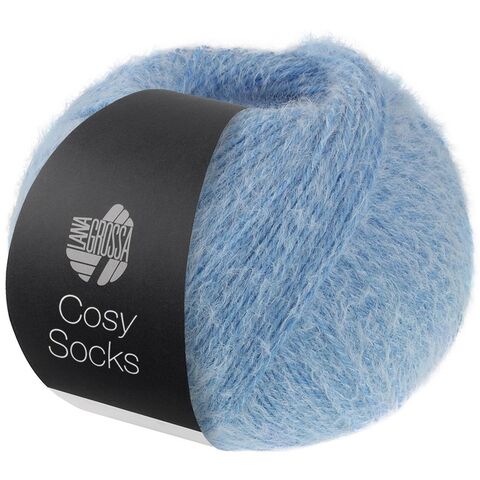 Пряжа Lana Grossa Meilenweit 100 Cosy Socks 04 голубой