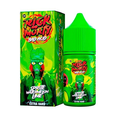 Rick & Morty Bad Acid Salt 2% Extra HARD 30 ml - Спрайт Арбуз Лайм