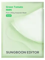 Тканевая маска для сужения пор SUNGBOON EDITOR Green Tomato Pore Lifting Ampoule Mask