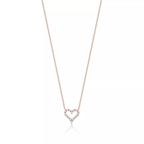 Подвеска из розового золота с бриллиантами, Tiffany 💠 Diamond heart
