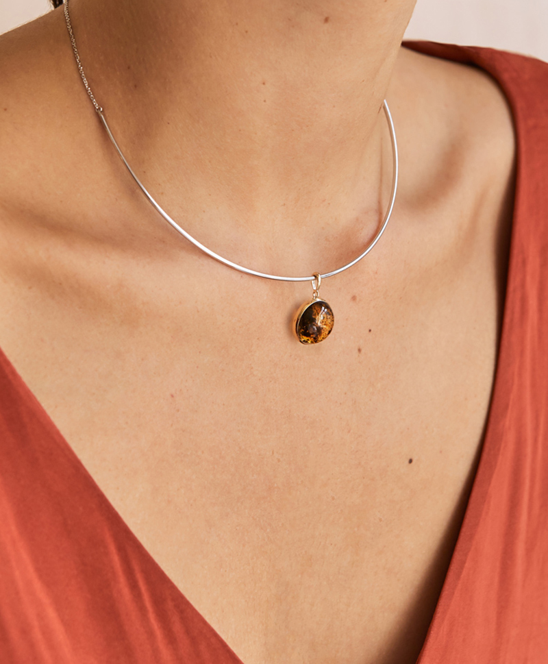 Серебряное колье «Luna»