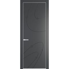 Межкомнатная дверь эмаль Profil Doors 5PE графит глухая