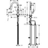 Hansgrohe Talis M51 73850800 Смеситель для кухни с выдвижным изливом и лейкой