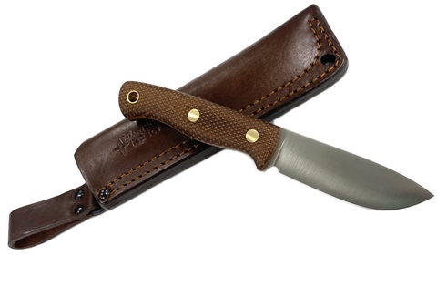 Нож Caribou, N690, микарта койот, 247.1550 конв, Южный крест