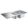 GROHE K400+ 31569SD0 Мойка кухонная с двумя чашами