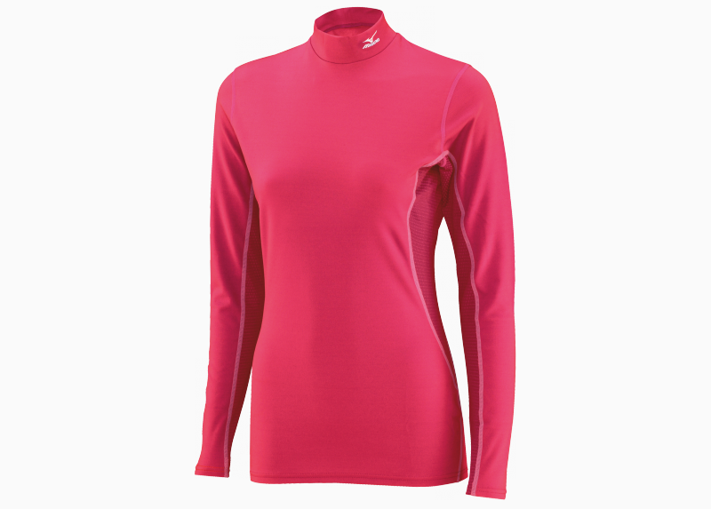 Термобелье рубашка Mizuno  Mid Weight High Neck женская  (64)