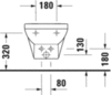 Duravit DuraStyle Basic 2279150000 Биде подвесное