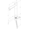 Am.Pm F85A92522 X-Joy TouchReel смеситель д/умывальника. высокий. чёрный. шт.