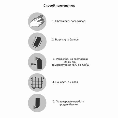 Эмаль аэрозольная для радиаторов Monarca / Монарка