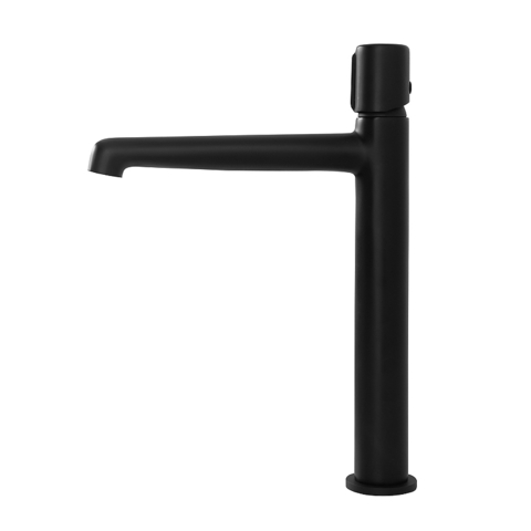 BelBagno Uno UNO-LMC-NERO-W0 Смеситель для накладной раковины, цвет: чёрный