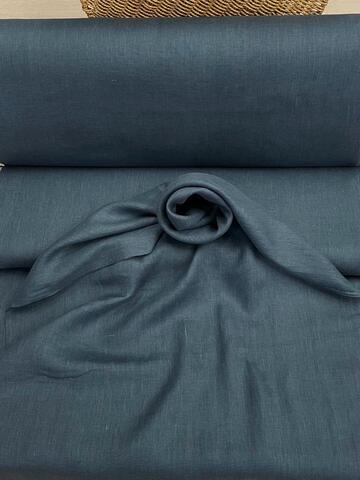 Лен смягченный : цвет сине-серый