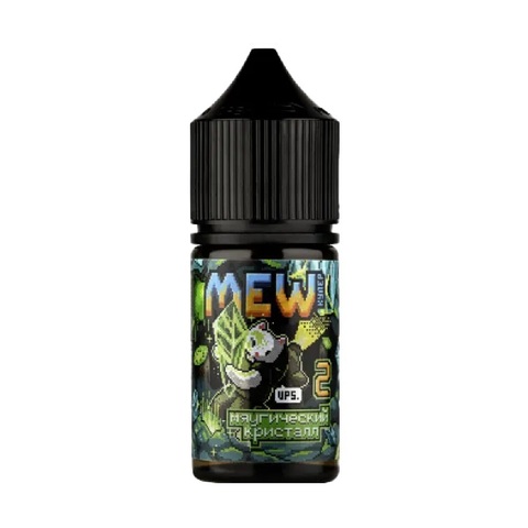 Жидкость MEW Salt 2% 30 ml - Мяугический Кристалл (киви и яблоко со льдом)