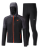 Mizuno Printed Hoodie Impulse Core костюм для бега мужской черный-серый - 1