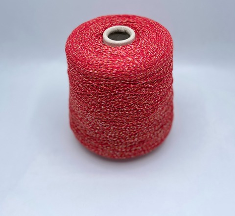 Linea Piu (пр.Италия), art.Upcycle, 330м/100гр. 67% Хлопок 33% Полиакрил, цвет-Красный мультиколор,арт.28185