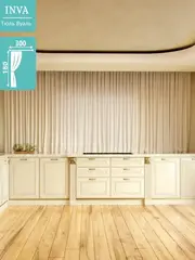 Тюль на кухню короткая 180х300 см