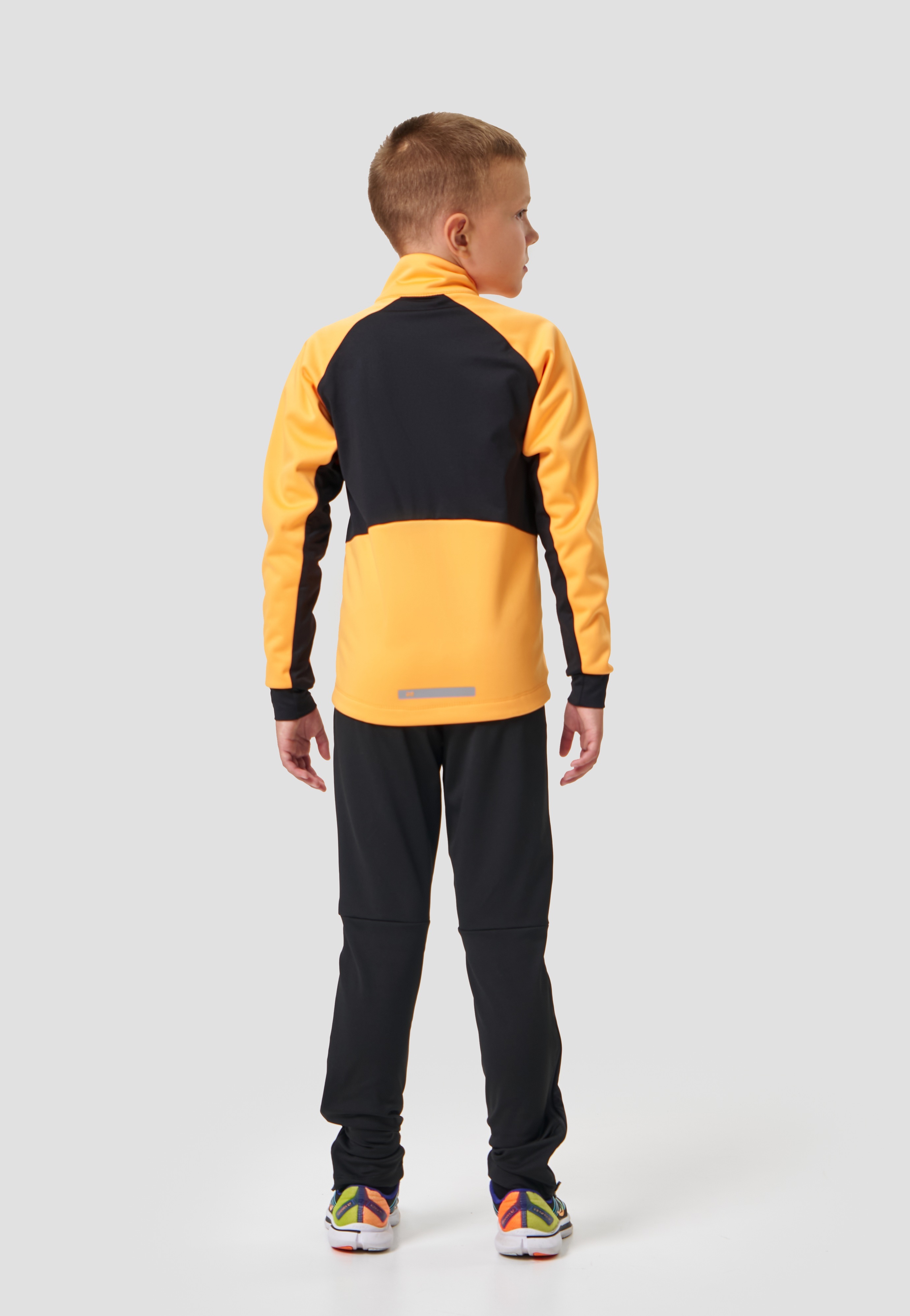 Детская лыжная куртка Nordski Jr. Core orange-black - 15