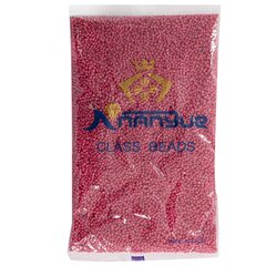 
          Бисер Alingar размер №12 вес 450 гр., малиновый глянец, непрозрачный, пакет